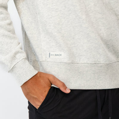 Ready Collegiate Crewneck - Virginia Tech | Heather - Ivory - Virginia Tech - 1