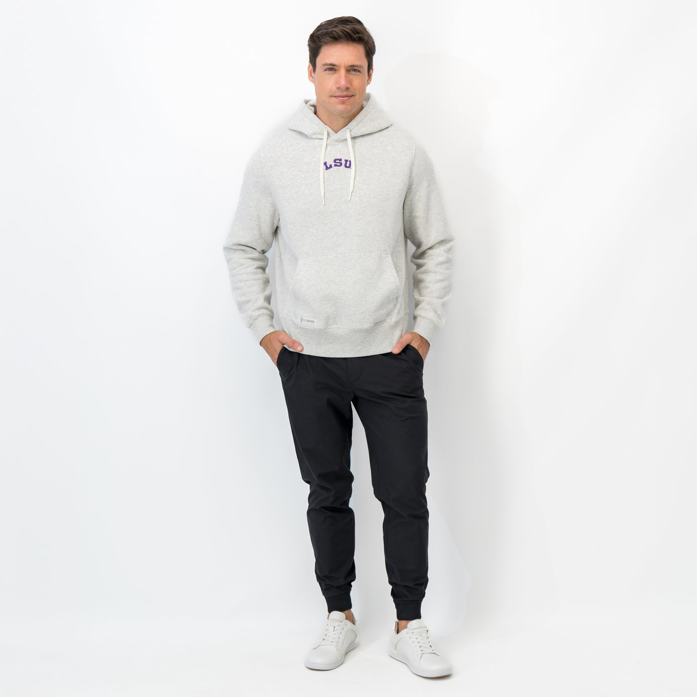 Ready Collegiate Hoodie - LSU | Heather - Ivory - LSU - 1