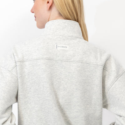 Serenity Half-Zip | Heather - Ivory