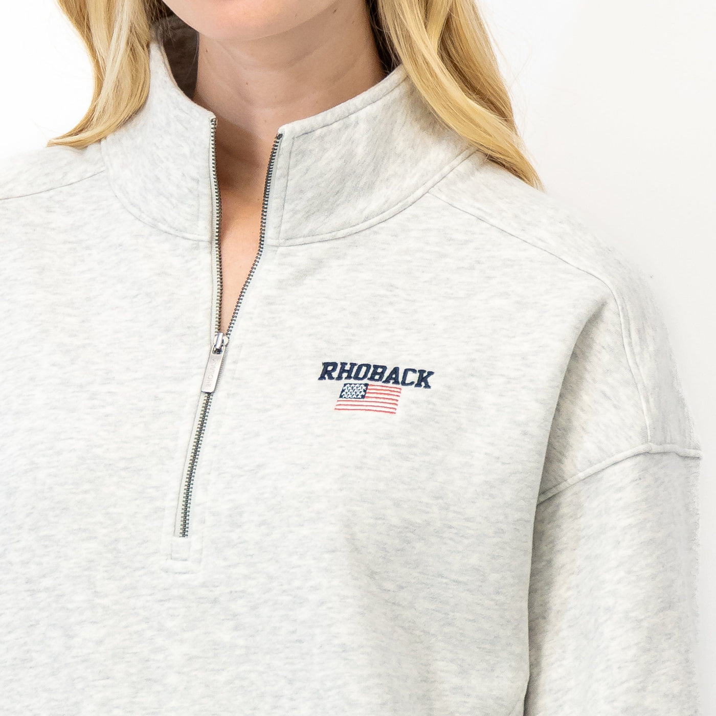 Serenity Half-Zip - USA | Heather - Ivory - USA