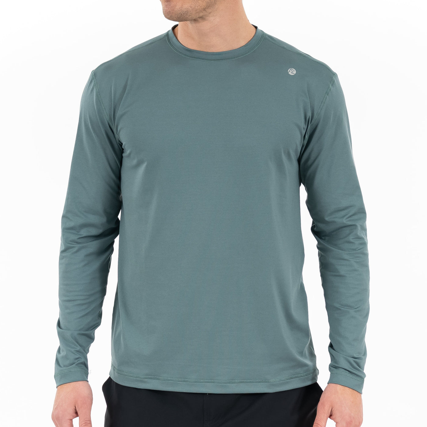 Blitz Tech Long Sleeve Tee | Heather - Jungle Green/Dusty Pine