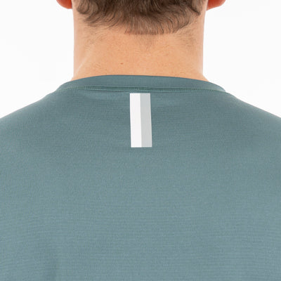 Blitz Tech Long Sleeve Tee | Heather - Jungle Green/Dusty Pine
