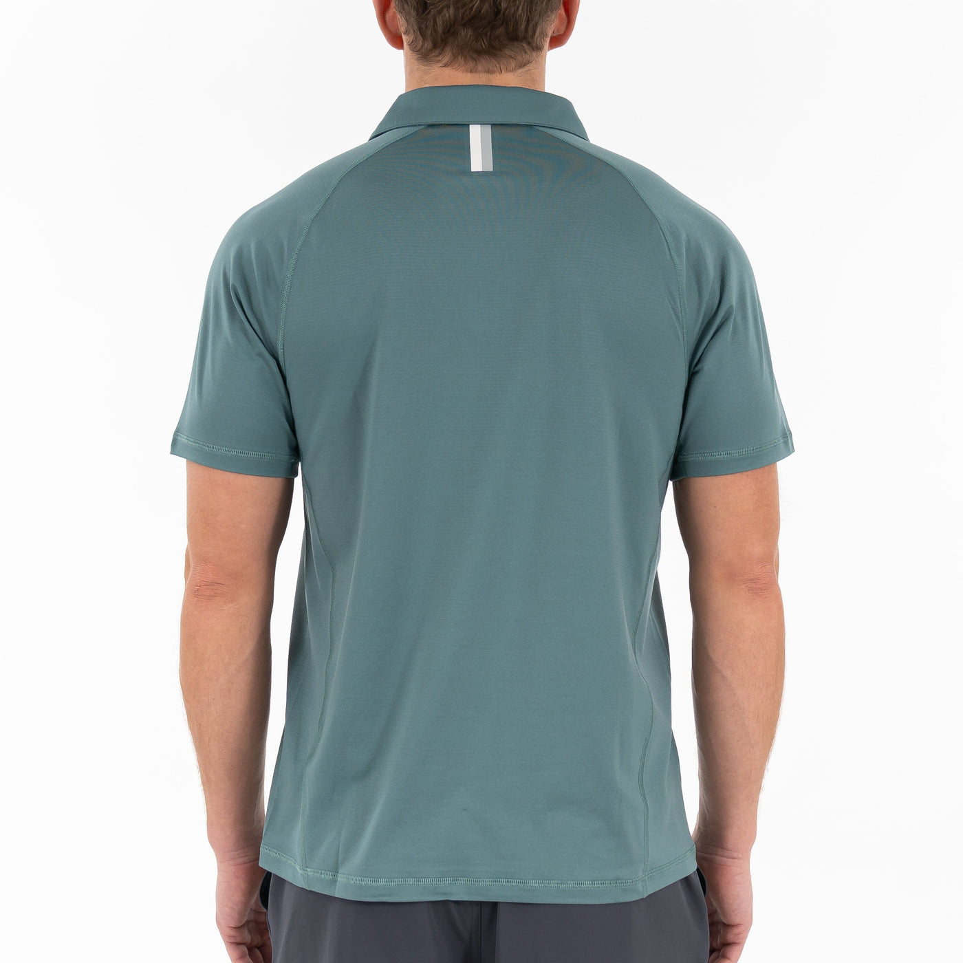Blitz Tech Polo | Heather - Jungle Green/Dusty Pine