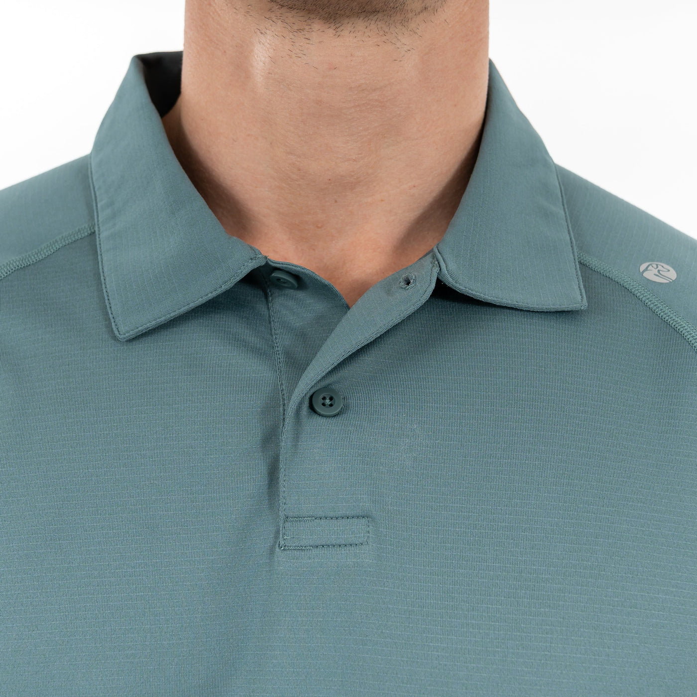Blitz Tech Polo | Heather - Jungle Green/Dusty Pine