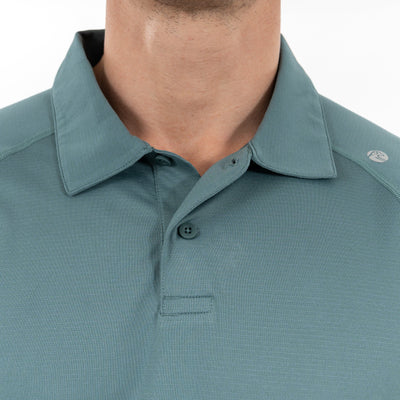 Blitz Tech Polo | Heather - Jungle Green/Dusty Pine