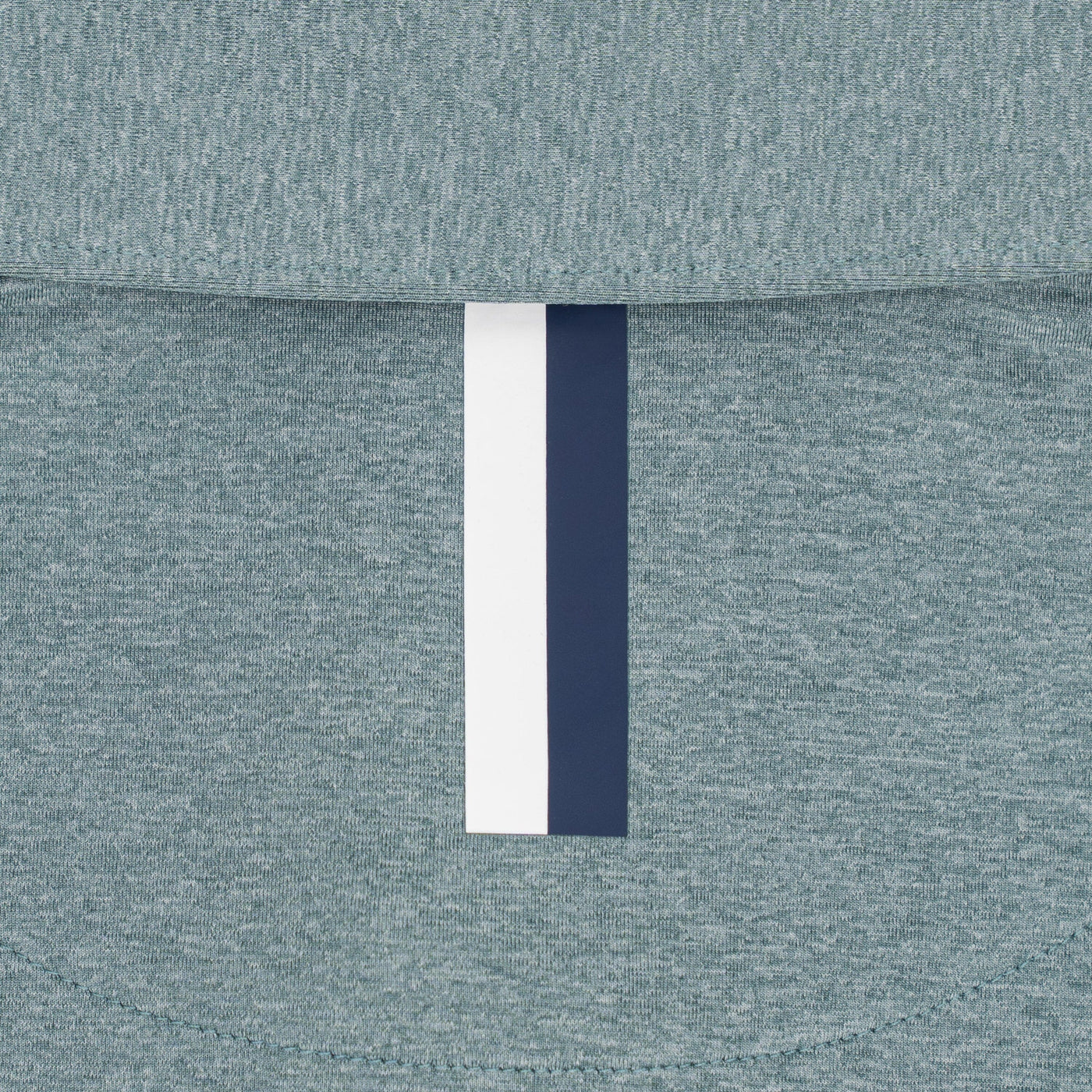 Heather | Performance Polo | Heather - Jungle Green/White