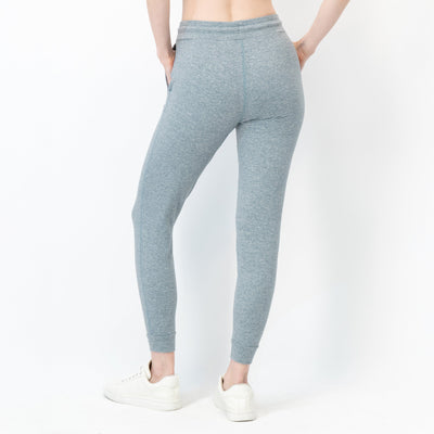 Tempo Performance Jogger | Heather - Jungle Green/White
