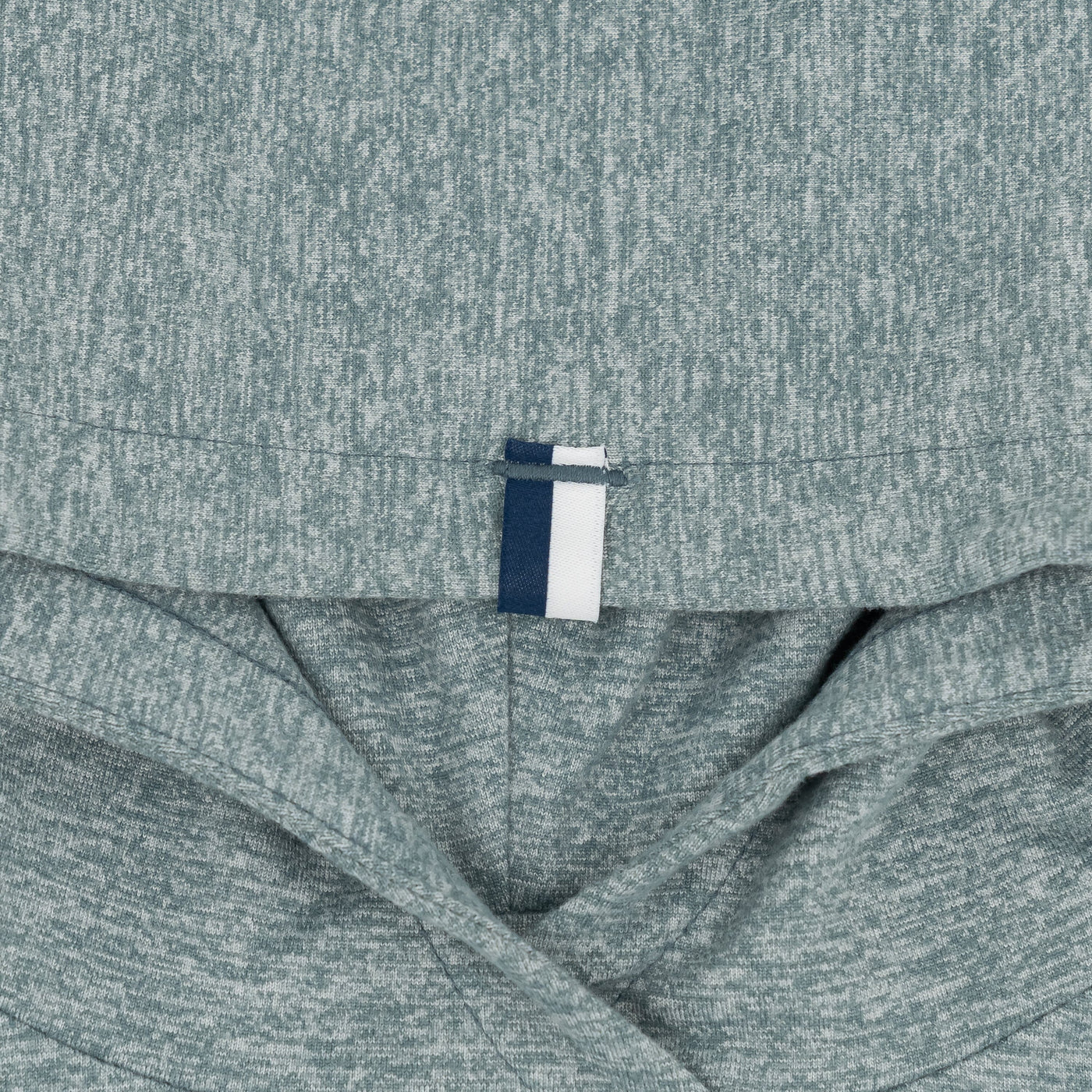 Lil' Hesi Performance Hoodie | Heather - Jungle Green/White