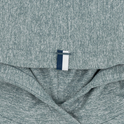 Lil' Hesi Performance Hoodie | Heather - Jungle Green/White