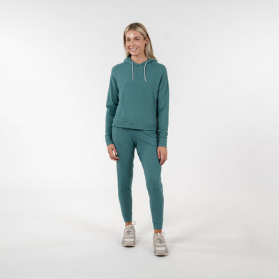 Tempo Performance Hoodie | Heather - Leaf Green/Bullfrog Green