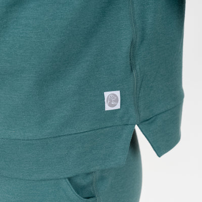 Tempo Performance Hoodie | Heather - Leaf Green/Bullfrog Green