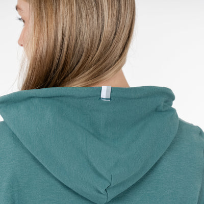 Tempo Performance Hoodie | Heather - Leaf Green/Bullfrog Green