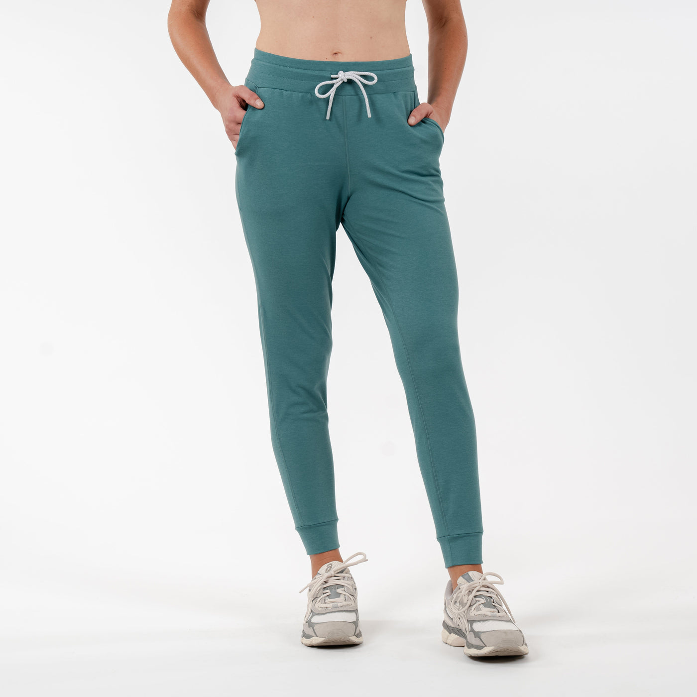 Tempo Performance Jogger | Heather - Leaf Green/Bullfrog Green