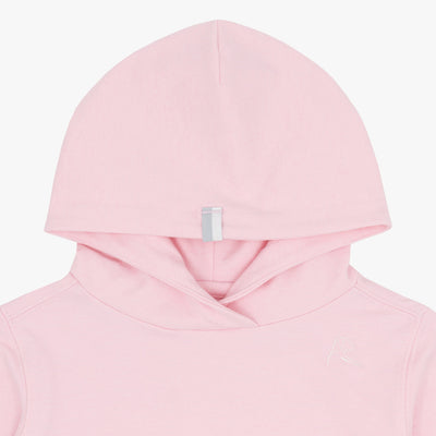 Lil' Hesi Performance Hoodie | Heather - Lotus Pink/White