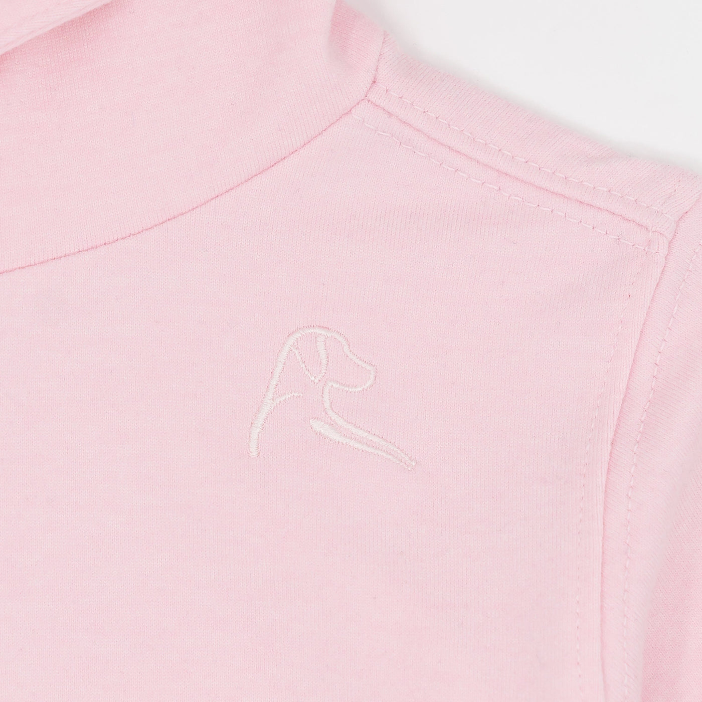Lil' Hesi Performance Hoodie | Heather - Lotus Pink/White