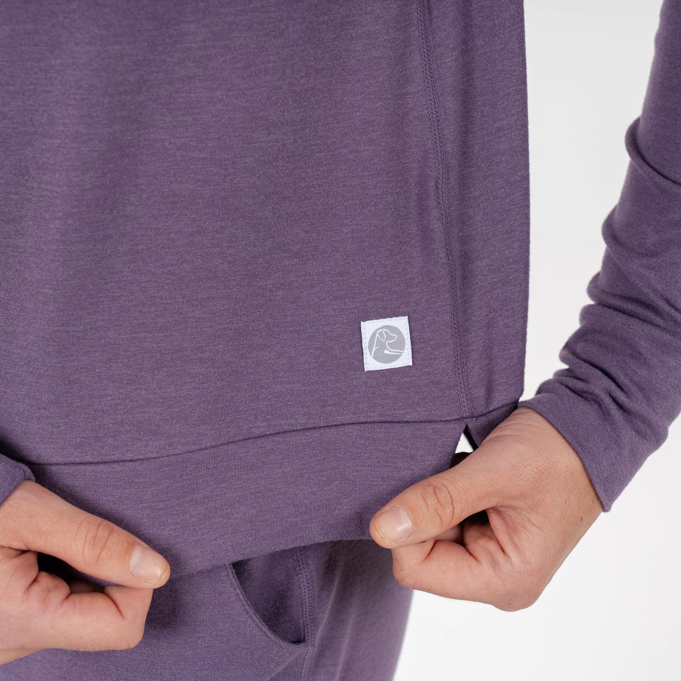 Tempo Performance Hoodie | Heather - Mauve Purple/Mauve Purple