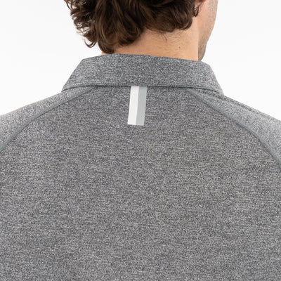 Blitz Tech Polo | Heather - Middie Grey/White