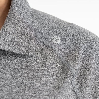 Blitz Tech Polo | Heather - Middie Grey/White