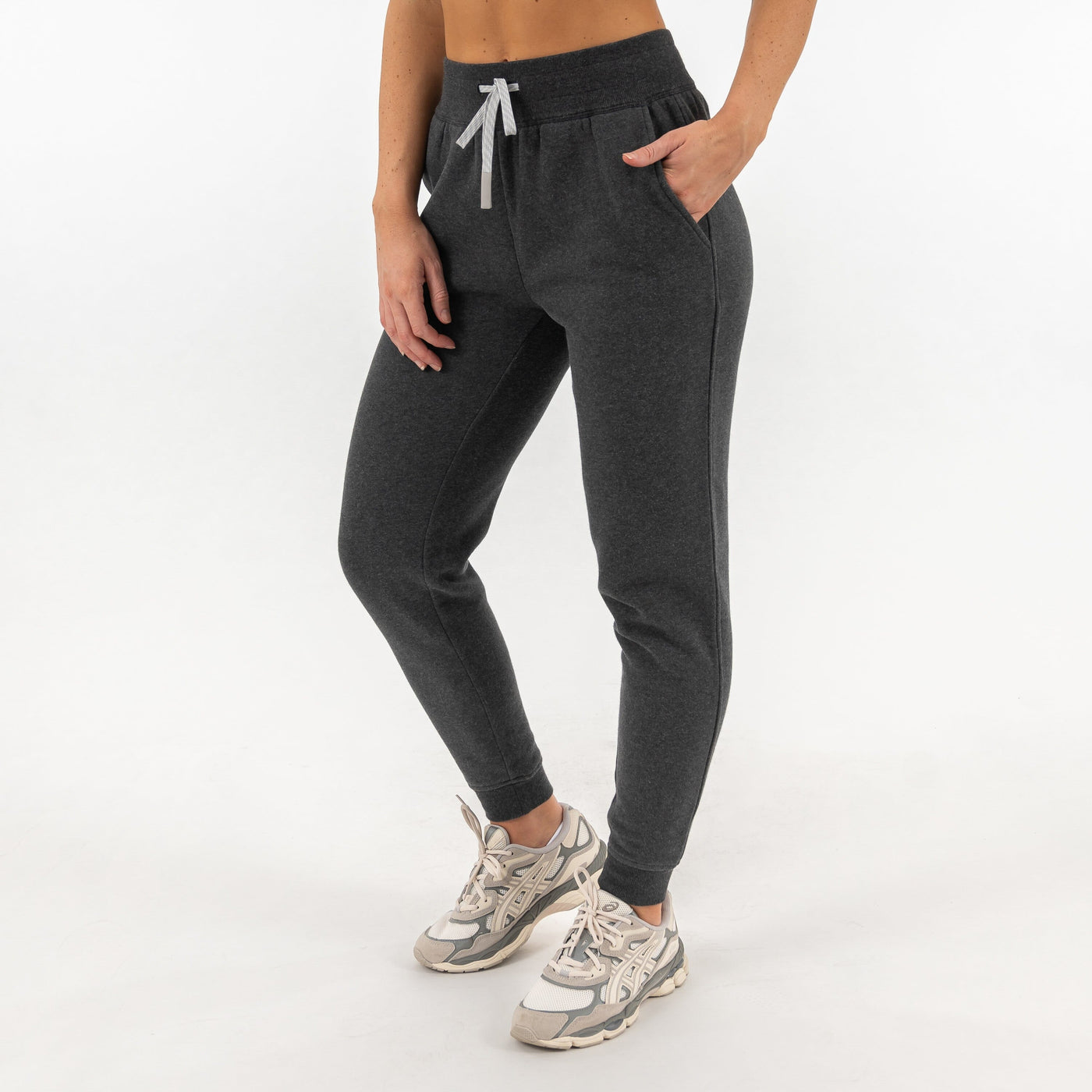 Clarity Jogger | Heather - Midnight Black