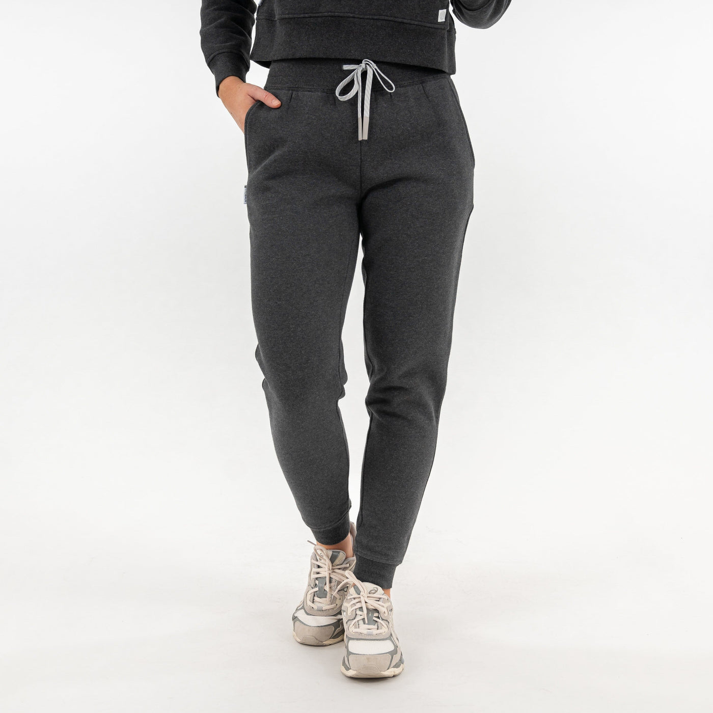 Clarity Jogger | Heather - Midnight Black