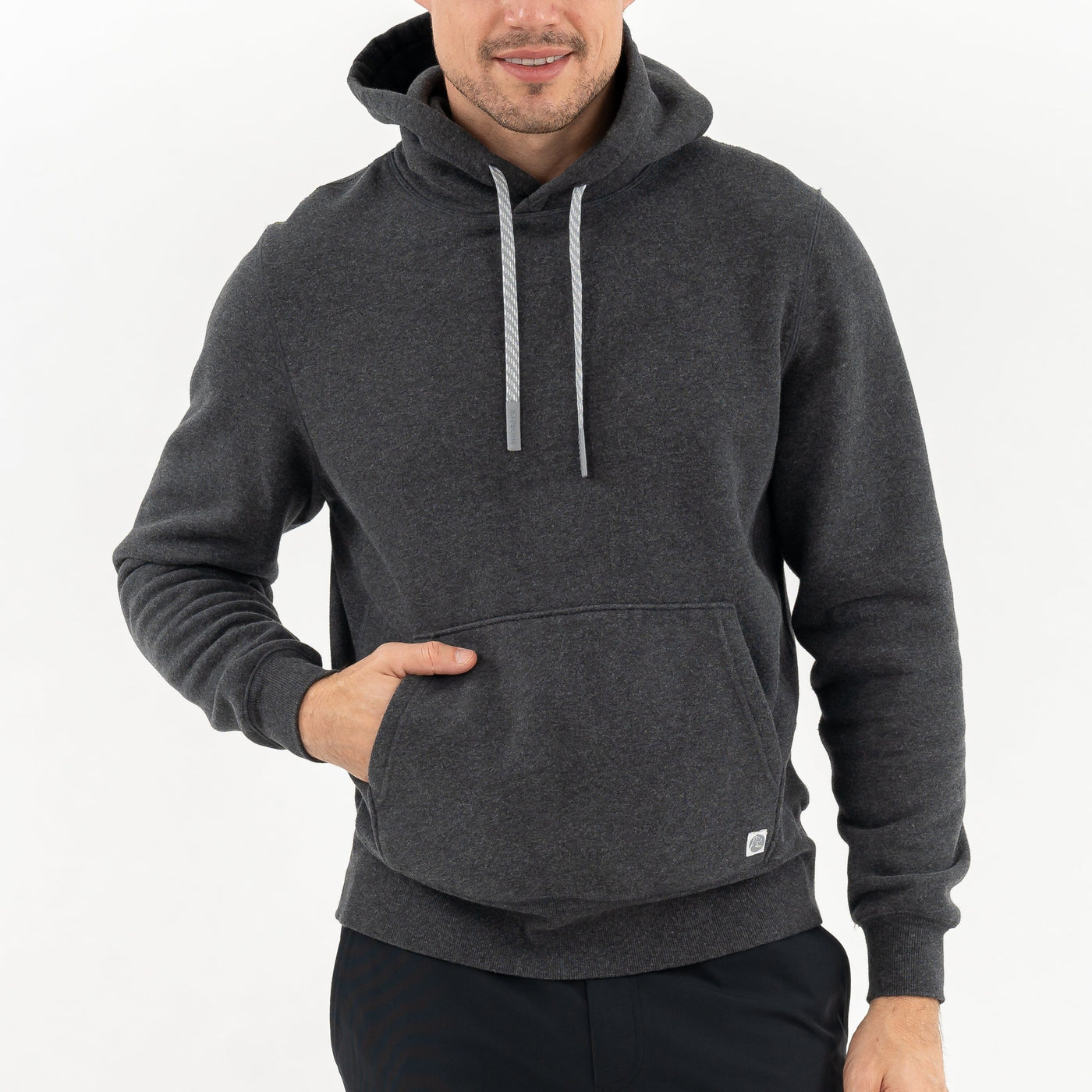 Huddle Hoodie | Heather - Midnight Black