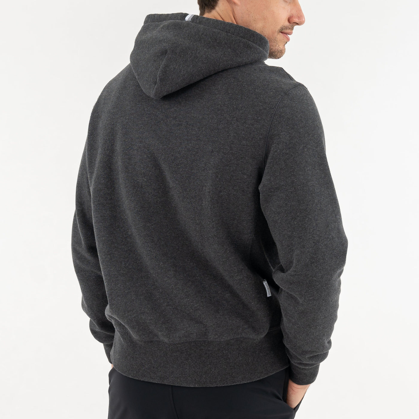 Huddle Hoodie | Heather - Midnight Black