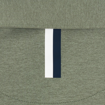 Heather | Long Sleeve Performance Polo | Heather - Moss Green/Moss Green