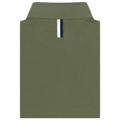 Heather Performance Q-Zip | Heather - Moss Green/Moss Green