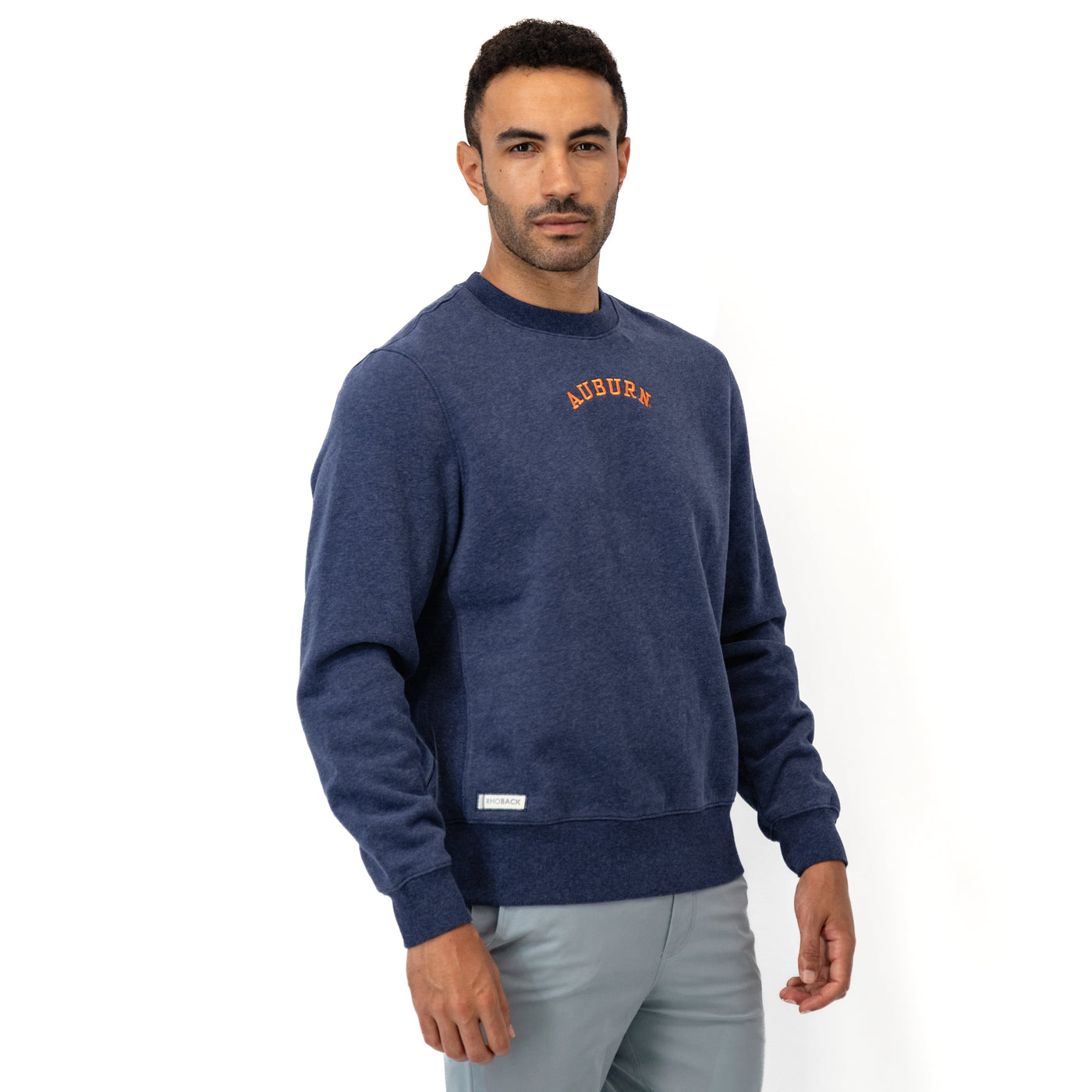 Ready Collegiate Crewneck - Auburn | Heather - Fleet Navy - Auburn - 1