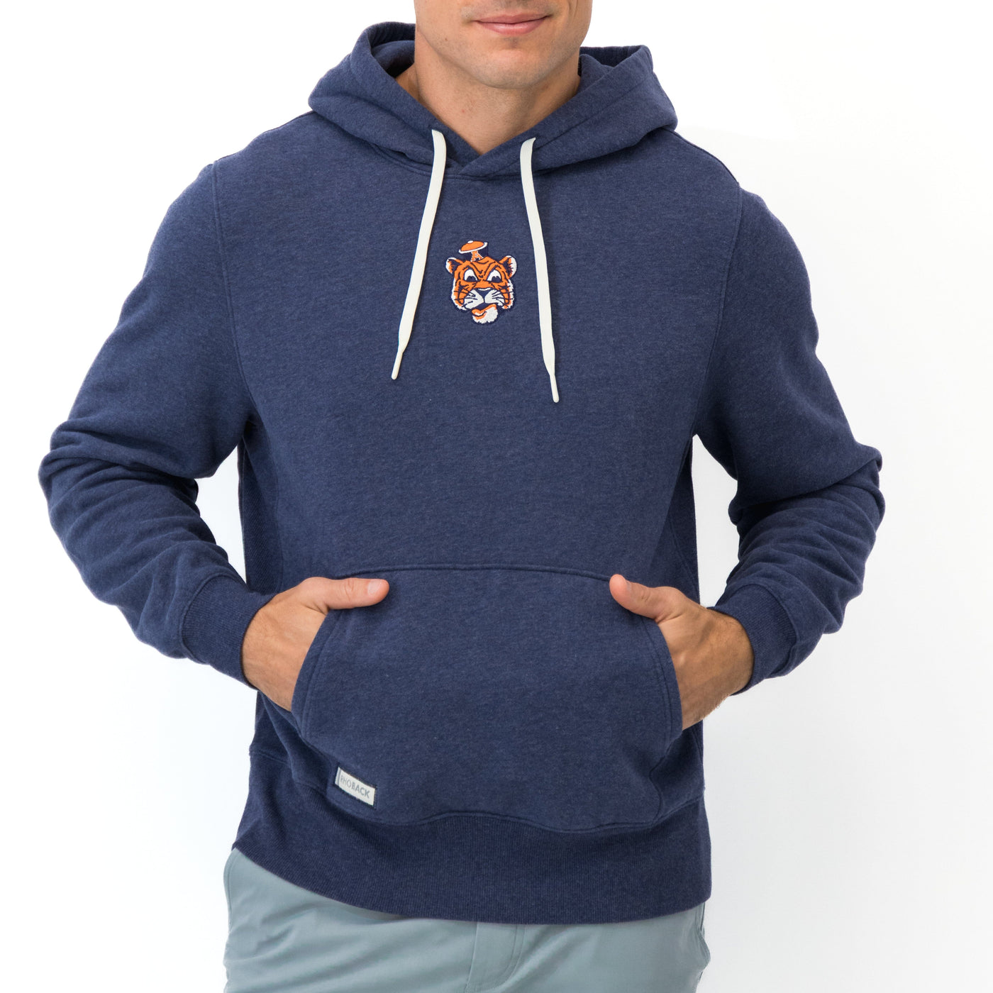Ready Collegiate Hoodie - Auburn | Heather - Fleet Navy - Auburn - 1