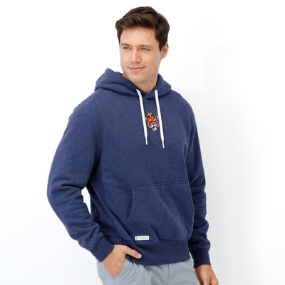 Ready Collegiate Hoodie - Auburn | Heather - Fleet Navy - Auburn - 1
