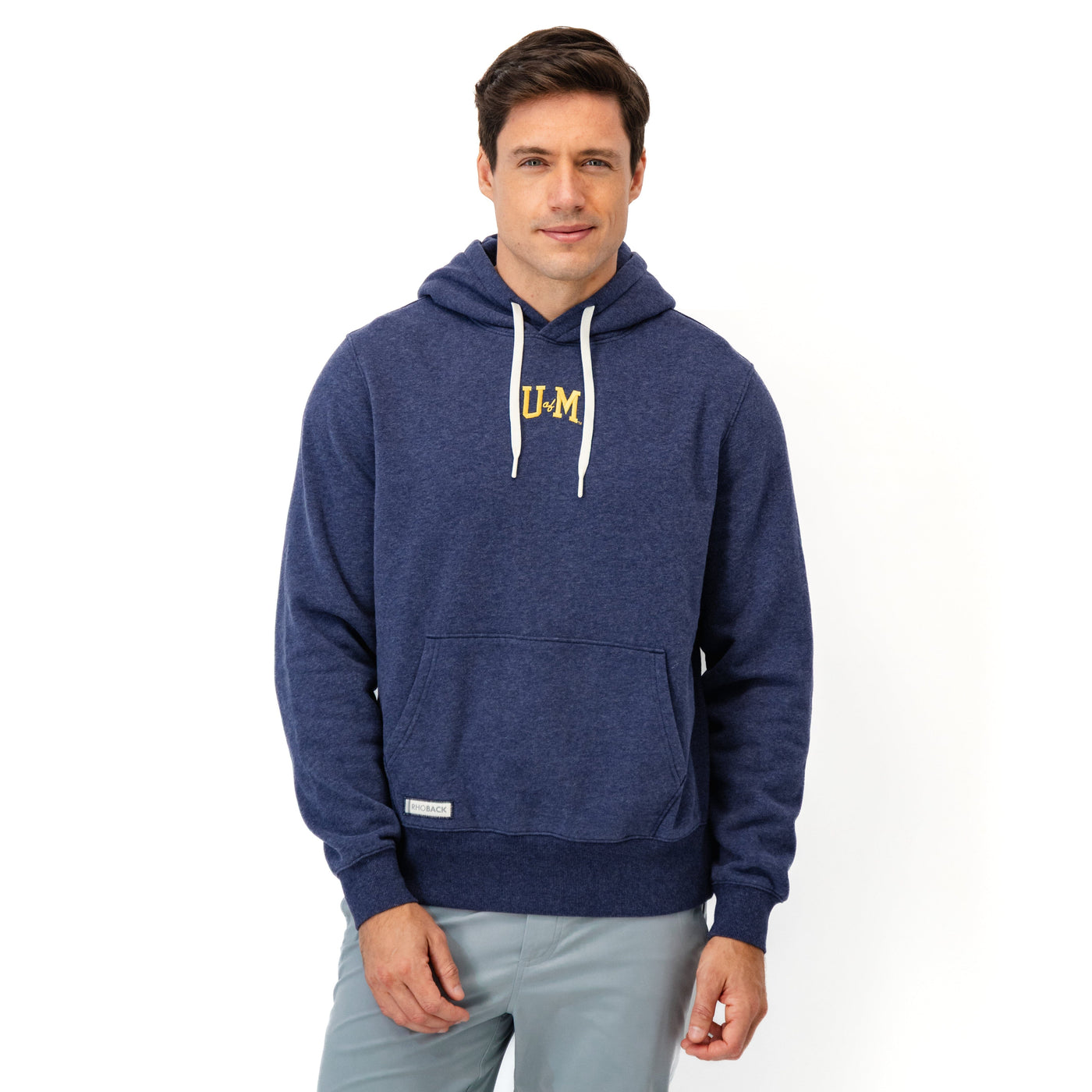 Ready Collegiate Hoodie - Michigan | Heather - Fleet Navy - Michigan - 1