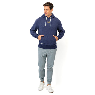 Ready Collegiate Hoodie - Michigan | Heather - Fleet Navy - Michigan - 1
