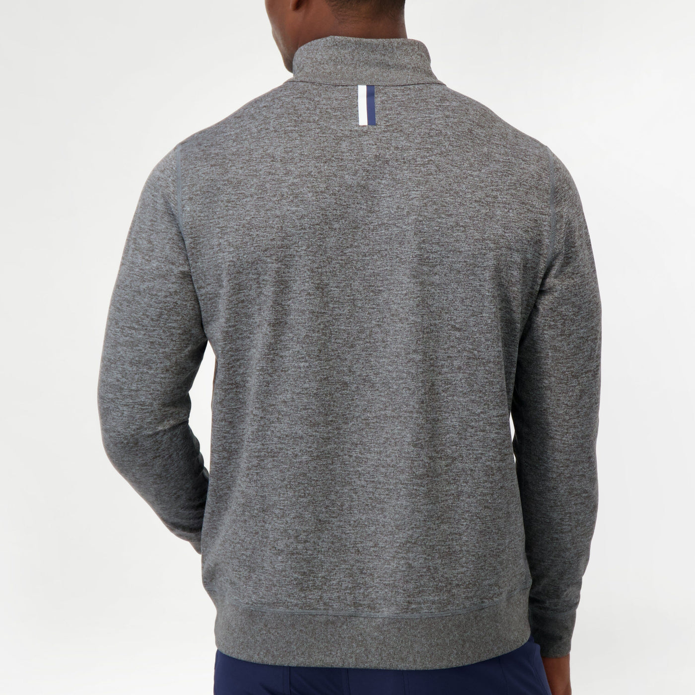 Pace Q-Zip Pullover | Heather - Owl Grey/Ash Grey