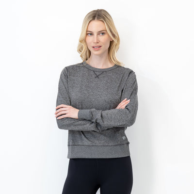 Swift Performance Crew | Heather - Owl Grey/Ash Grey