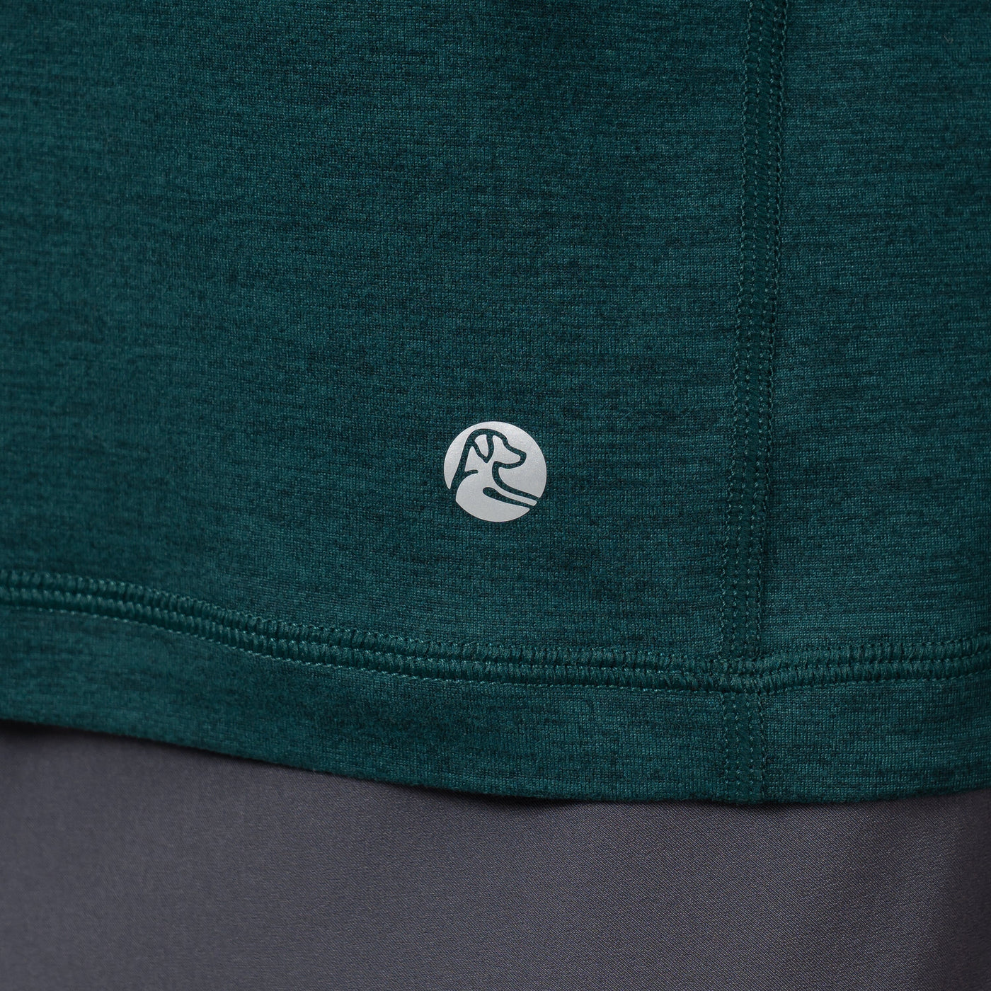 Tailwind Performance Q-Zip | Heather - Ponderosa Green/Ponderosa Green