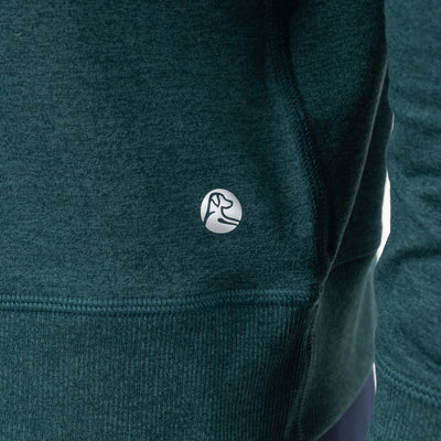Pace Q-Zip Pullover | Heather - Ponderosa Green/Hunter Green