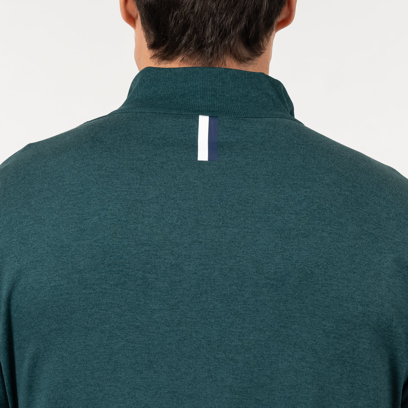 Pace Q-Zip Pullover | Heather - Ponderosa Green/Hunter Green
