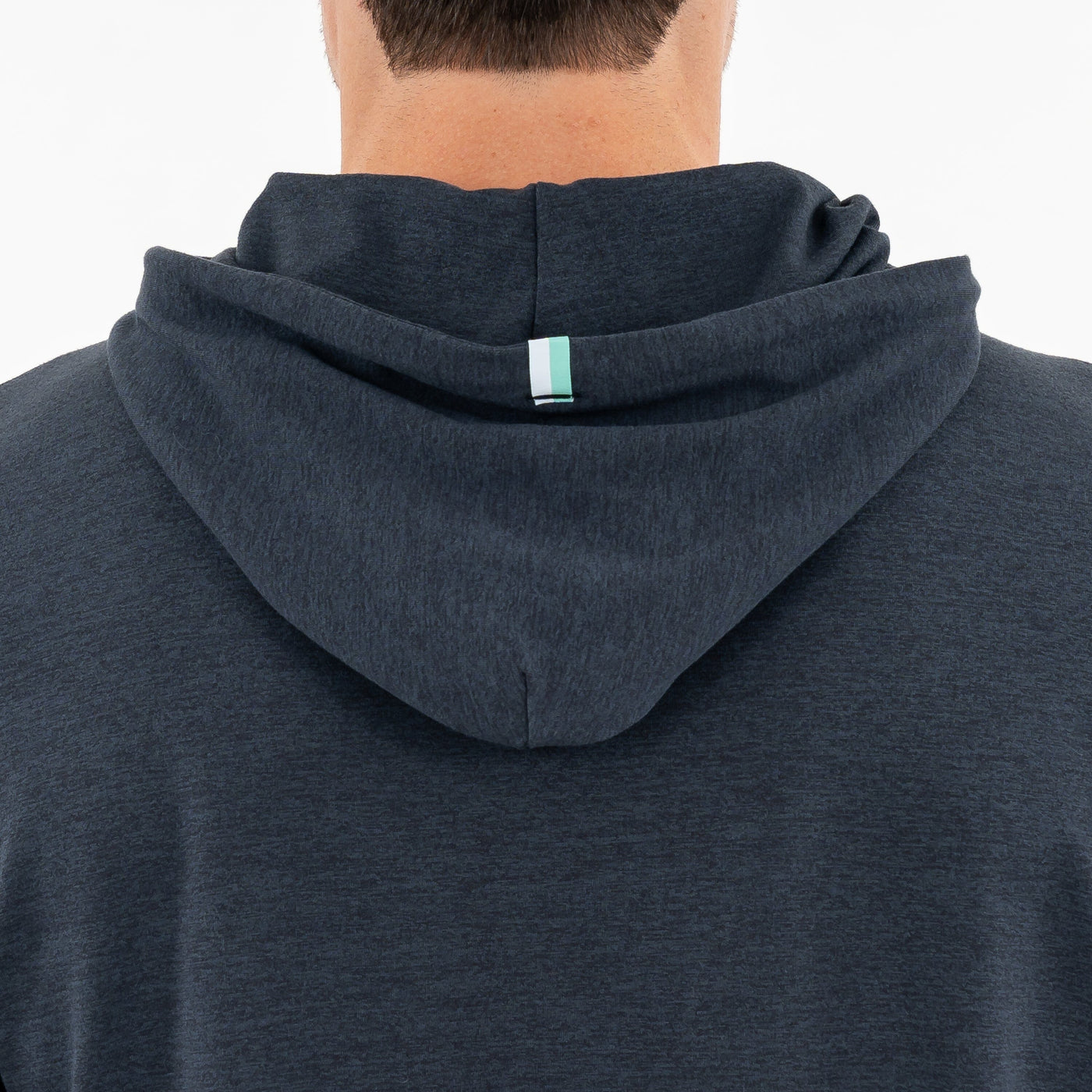 Hesi Performance Hoodie | Heather - Postgame Grey/Midnight Black