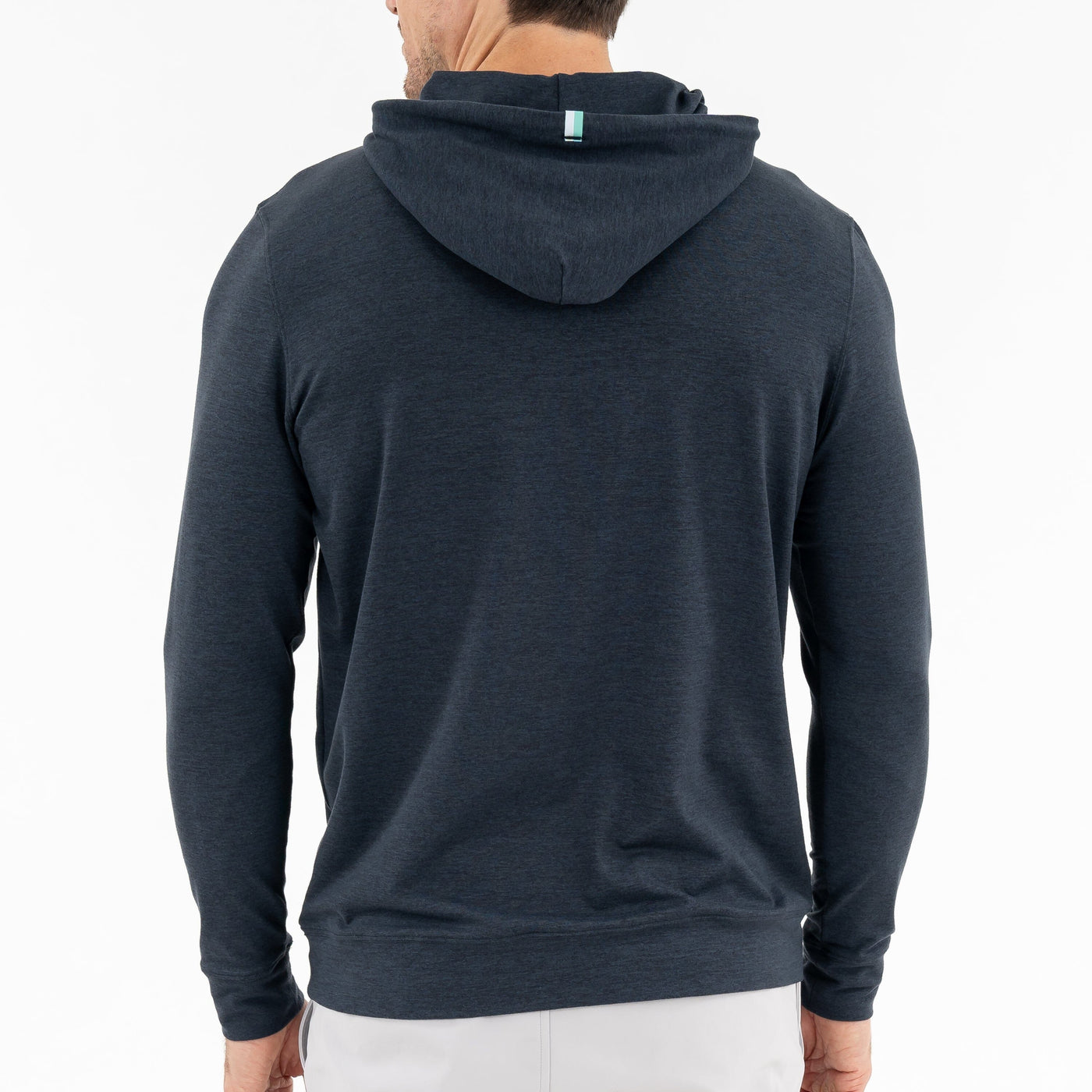 Hesi Performance Hoodie | Heather - Postgame Grey/Midnight Black