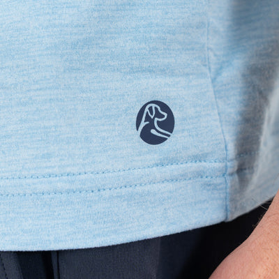 Tailwind Performance Tee | Heather - Pure Blue/Pale Blue