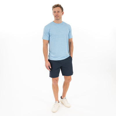 Tailwind Performance Tee | Heather - Pure Blue/Pale Blue