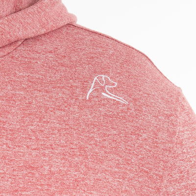 Hesi Performance Hoodie | Heather - Red Card Red/White