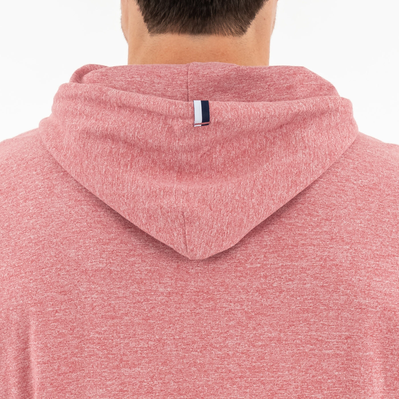 Hesi Performance Hoodie | Heather - Red Card Red/White