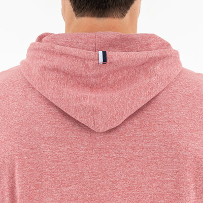 Hesi Performance Hoodie | Heather - Red Card Red/White