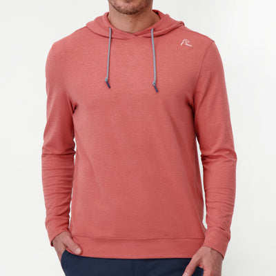 Hesi Performance Hoodie | Heather - Rouge Red/Rouge Red