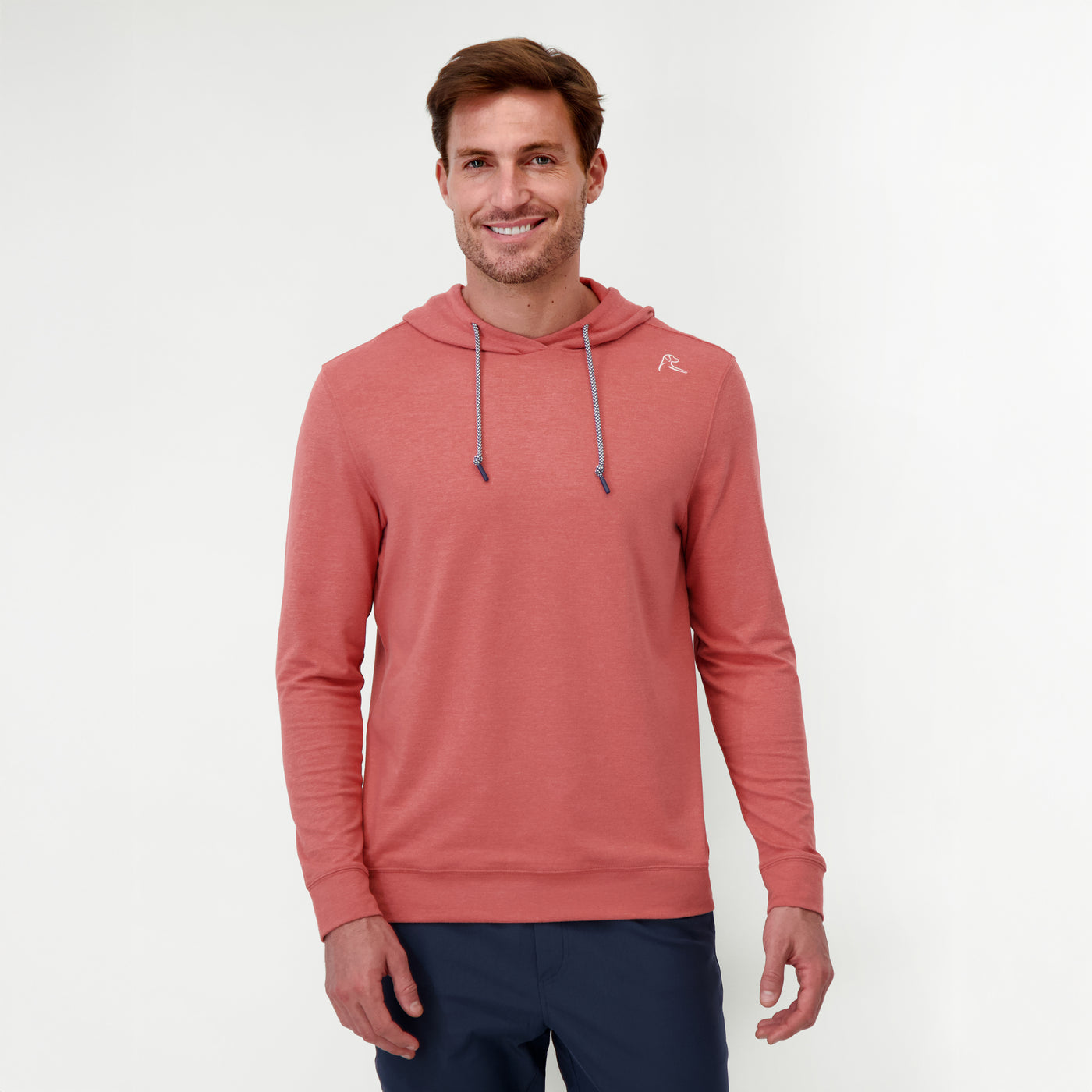 Hesi Performance Hoodie | Heather - Rouge Red/Rouge Red