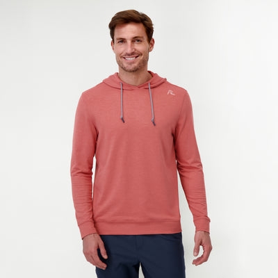 Hesi Performance Hoodie | Heather - Rouge Red/Rouge Red