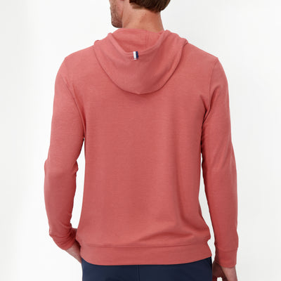 Hesi Performance Hoodie | Heather - Rouge Red/Rouge Red
