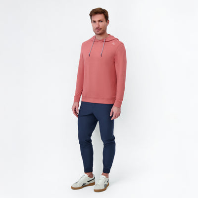 Hesi Performance Hoodie | Heather - Rouge Red/Rouge Red